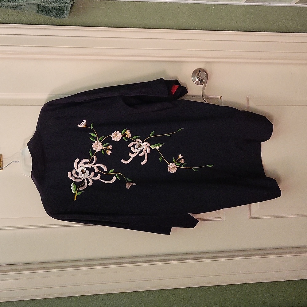 VINTAGE Silk Kimono women's